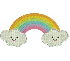 Stickdatei - Happy Spring Schriftzug